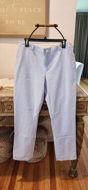 Lauren Ralph Lauren Edita Seersucker Pants size 12